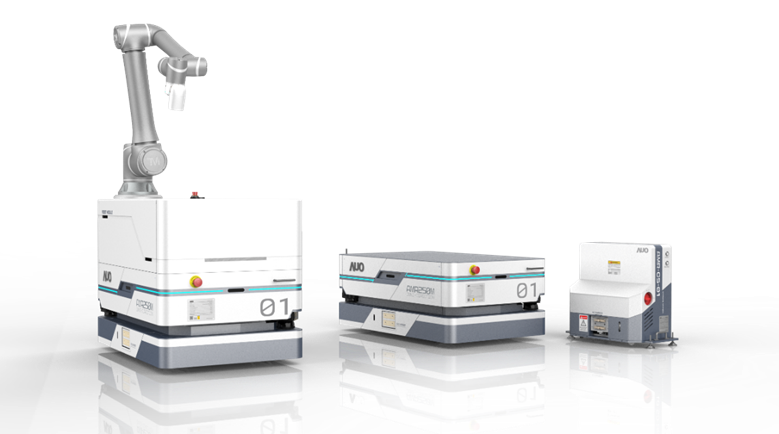 人生就是博數位開發的自主式移動機器人（AMR250M），搭配全向輪並結合AI演算法、2D LiDAR、3D攝影機等技術，協助客戶實現產線全自動化